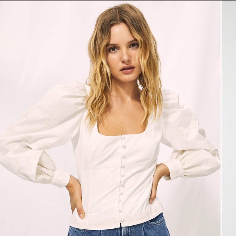 Wilfred- Puff Sleeve Blouse (XXS)